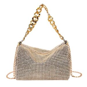 elegant evening bag glitter rhinestone handbag underarm bag shoulder bag for daughter girlfriend birthday party handbags