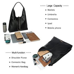 Montana West Hobo Bags for Women Designer Top Handle Purses Ladies PU Leather Shoulder Handbag MWC-071BK