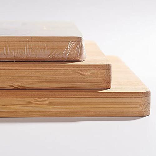 GULRUH Wood Cutting Boards for Kitchen, Bamboo Cutting Board for Kitchen, Can Be Used As Cheese Board, with Handle, Non-Slip, Size:34cm*24cm