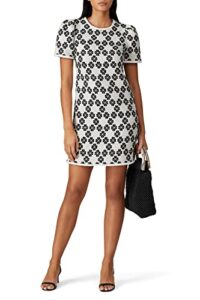 kate spade new york rent the runway pre-loved multicolored spade dress, white, 12