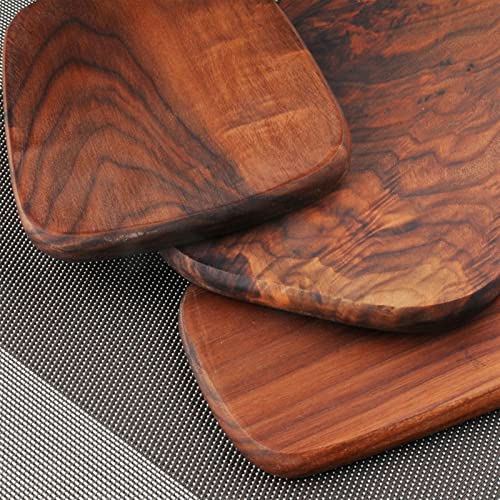 GULRUH Wood Cutting Boards for Kitchen, Black Walnut Wood Cutting Board Kitchen Chopping Board Pizza Disks Real Wood Without Glue Stock Cutting Board Kitchen Board