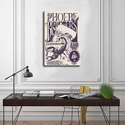 Falyan Phoebe Bridgers Tour Poster Canvas Poster Wall Art Decor Print Picture Paintings for Living Room Bedroom Decoration Unframe-style 12x18inch(30x45cm)