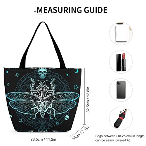 Wangsxing Handbag Women Skeleton Shopping Tote Shoulder Bag