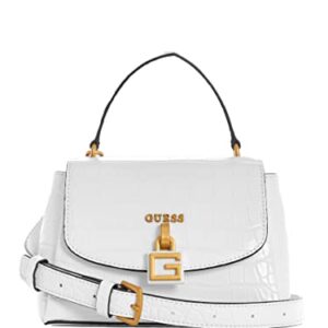 GUESS Montreal Mini Crossbody Flap, White