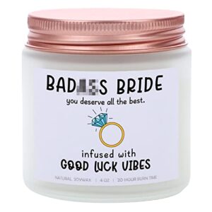 badass bride candle, bridal gifts, lavender soy candle, bride, bachelorette gift for her, bride, women, engagement, wedding gifts, bridal shower gifts for wedding day, bachelorette party