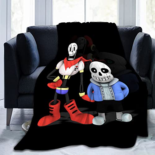 Anime Blanket Cartoon Throw Blanket for Couch Sofa Bed Living Room Gifts for Halloween Thanksgiving Christmas 50"X60"