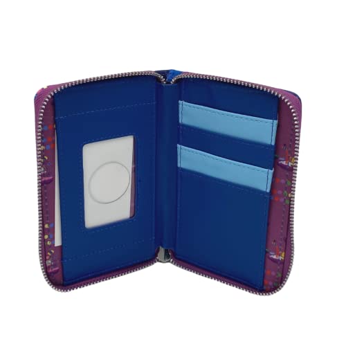Loungefly Inside Out Control Panel Zip Around Wallet