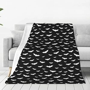 flying bats ultra-soft micro fleece blanket super soft throw blankets for bed couch sofa thicken 60″x50″