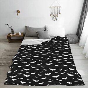 Flying Bats Ultra-Soft Micro Fleece Blanket Super Soft Throw Blankets for Bed Couch Sofa Thicken 60"X50"