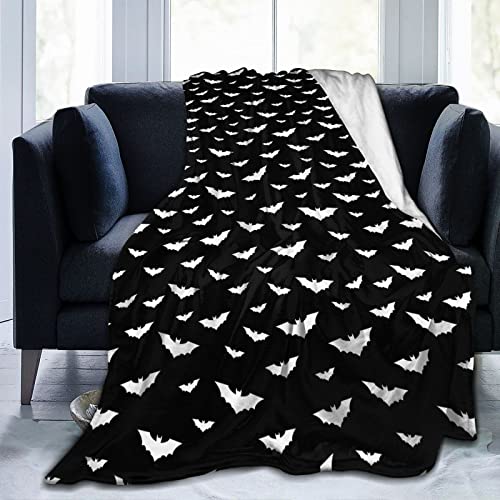 Flying Bats Ultra-Soft Micro Fleece Blanket Super Soft Throw Blankets for Bed Couch Sofa Thicken 60"X50"