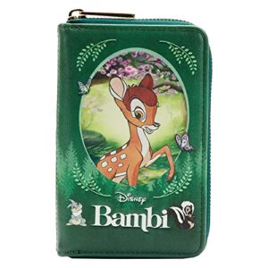 loungefly disney bambi book zip around wallet