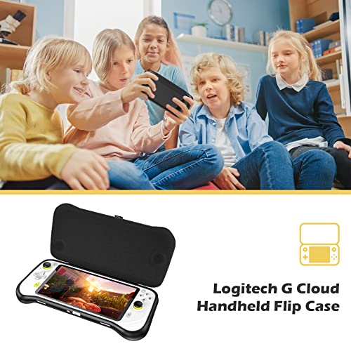 ProCase Flip Case for Logitech G Cloud Handheld with Front Cover, Upgraded Protective Case for Logitech G Cloud Gaming Case with Magnetically Detachable Front Shell -Black