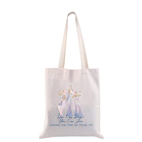 CMNIM Mamma Gifts Donna And The Dynamos Tote Bag Dance Queen Musical Gift for Mia Fans You Can Dance You Can Jive Handbag (Donna And The Dynamos Tote Bag)