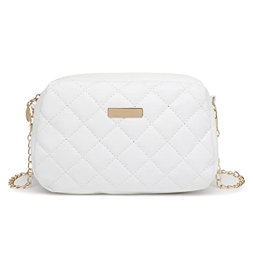 EIMAQ Shoulder Bags Messenger Tote Bag leather Handbag Crossbody Bags Crossover For Women Purses with Strap Stylish Clutch Purse for Women (white)