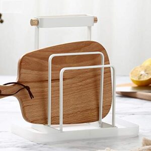 CXDTBH Sitting Free Punching 304 Stainless Steel Pot Cover Rack Kitchen Shelf Cutting Board Cutting Board Chopping Board Rack