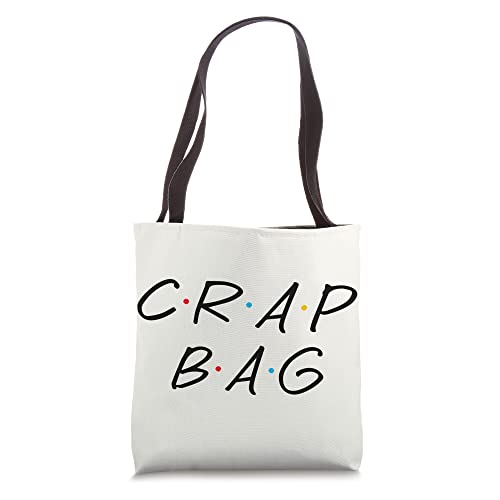 Funny Crap Junk Bag Humor Friends Cute Minimal Tan Tote Bag