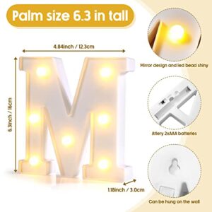 Woanger 8 Pieces Prom 2023 LED Marquee Letter Lights, Sign Light Up Marquee Numbers Letters 2023 Graduation Decorations Prom 2023 Table Top for 2023 Graduation Party Supplies, Battery Operated