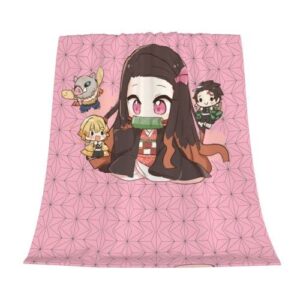 Anime Throw Blanket Flannel Fleece Soft Blankets Throws for Sofa Bed Light Living Room Bedroom Warm Blanket 40x50