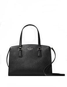 Kate Spade Perry Medium Leather Satchel (Black)