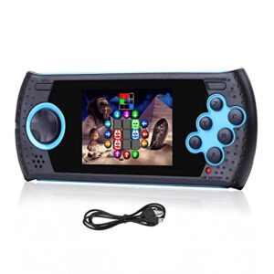 handheld game for kids built-in 230 hd classic retro video games usb rechargeable 3.0 inch childrens travel electronics toys portable gaming player system gift for boys girls ages 4-8-12