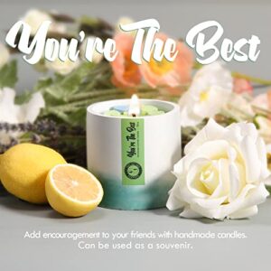 Easter Gifts Scented Candle Gifts for Women&Men, Lemon & Lavender Candles for Home Scented, Handmade 100% Pure Soy Wax Candles with Premium Fragrance oils, 10oz, 50+ Hour Burn Time, Birthday, New job