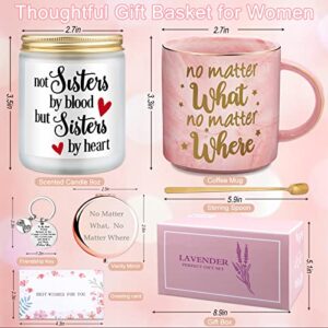 Birthday Gifts for Women, Scented Candles & Coffee Mug Best Friends Gift Box Basket Gifts Set for Women Mom Sister Wife Female Coworke, Personalized Birthday Thank You Gifts Christmas Gifts for Her