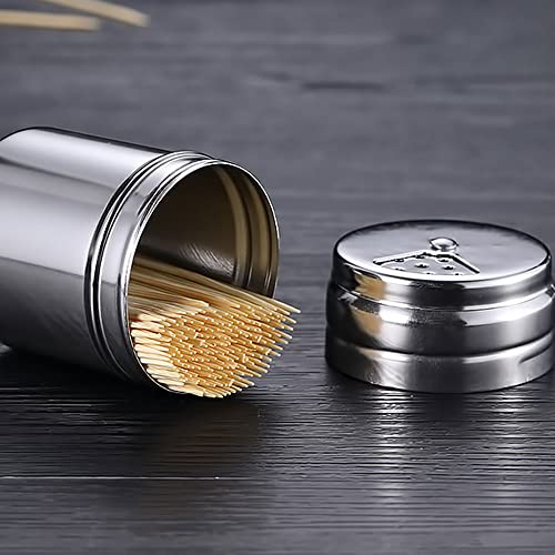 3 Pieces Shaker Seasoning Cans with Rotating Cover Steel seasoning Seasoning Bottle with Stainless Spice Shaker for Cooking Kitchen Gadget