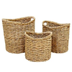 Coastal Home Large Water Hyacinth Storage Basket One Size Natural