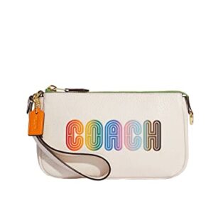 COACH Nolita 19 Rainbow Leather Clutch Purse - #CA438