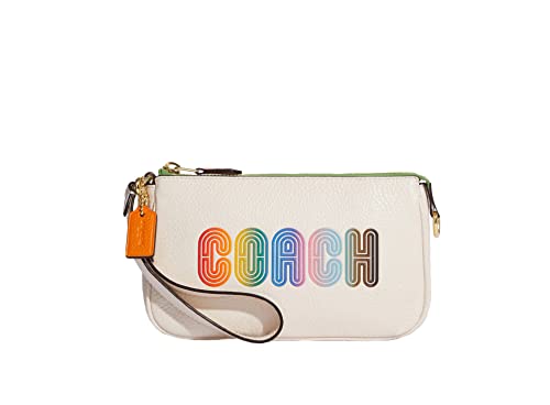 COACH Nolita 19 Rainbow Leather Clutch Purse - #CA438