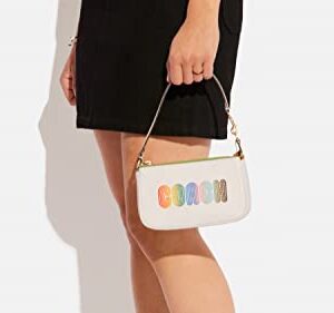 COACH Nolita 19 Rainbow Leather Clutch Purse - #CA438