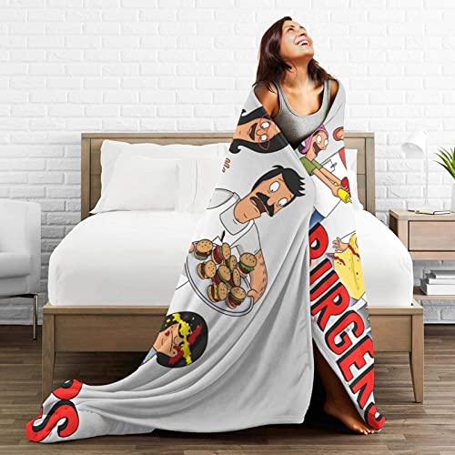 Yeshop Anime Fleece Throw Blanket Couch Sofa Soft Warm Flannel for Traveling Camping Home Bedding Living Room-60''x50''