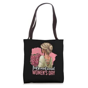 international women´s day | beautiful blonde tote bag