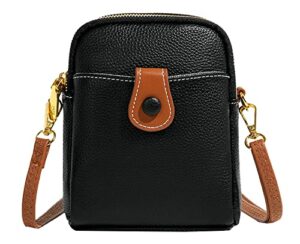 tellrain small crossbody handbags for women leather purse wallet satchel card holder versatile clutch shoulder bag