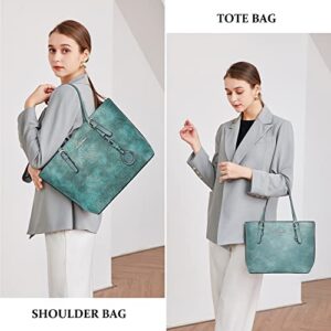 Women Handbags Set Tote Bag for Women Large and Medium Shoulder Bag Satchel Hobo 2pcs Purse Set MWC2-G052TQ