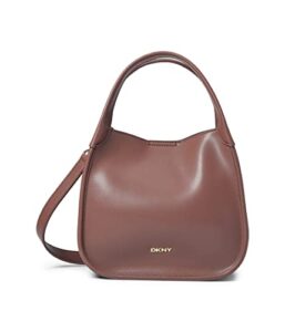 dkny brook shopper wood brown one size