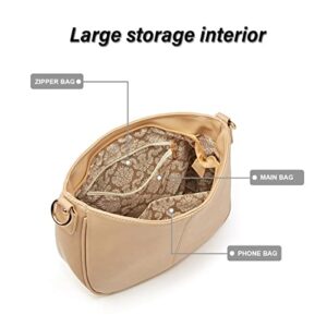 Crossbody Bag Purses for Women, Casual Hobo Bag Wallet Purses Tote Bags Wristlet Clutch Handbags Shoulder Bag