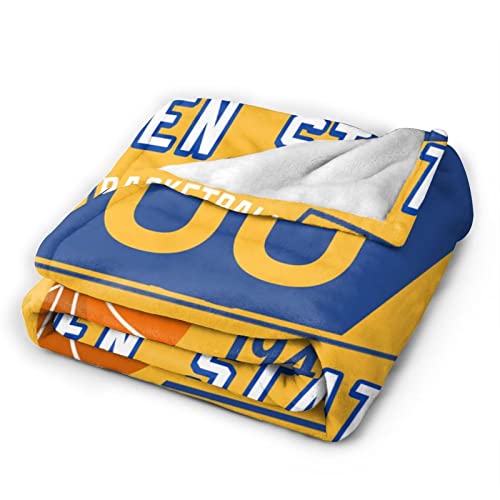 Custom Basketball Throw Blankets Personalized Ultra-Soft Micro Fleece Blankets with Name Numbers for Fans Gifts