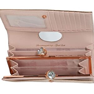 Ted Baker Women's Tammyy Textured Bobble Matinee Wallet (Leather, Rosegold)