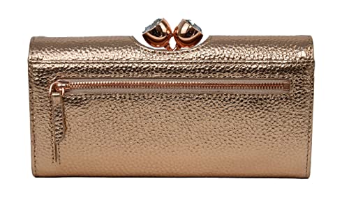 Ted Baker Women's Tammyy Textured Bobble Matinee Wallet (Leather, Rosegold)