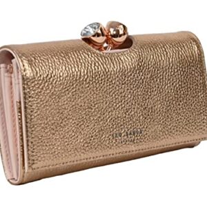 Ted Baker Women's Tammyy Textured Bobble Matinee Wallet (Leather, Rosegold)