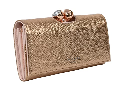 Ted Baker Women's Tammyy Textured Bobble Matinee Wallet (Leather, Rosegold)