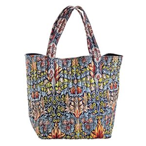 floriana cotton tote bags william morris print shoulder bag handbags for women