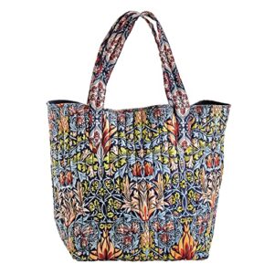 FLORIANA Cotton Tote Bags William Morris Print Shoulder Bag Handbags for Women