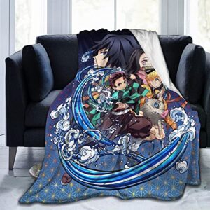 anime blanket couch throw blanket flannel blankets for couch bed living room 50″x40″
