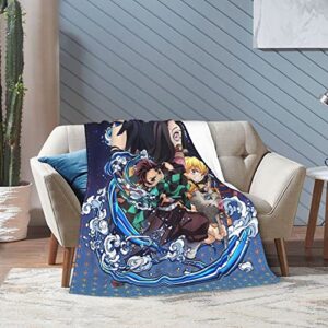 Anime Blanket Couch Throw Blanket Flannel Blankets for Couch Bed Living Room 50"X40"