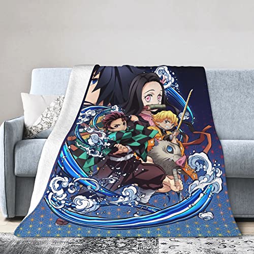 Anime Blanket Couch Throw Blanket Flannel Blankets for Couch Bed Living Room 50"X40"