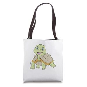 cute turtle tote bag