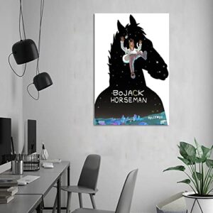 NOBLZ BoJack Horseman Canvas Art Poster and Wall Art Picture Print Modern Family Bedroom Decor Posters 16x24inch(40x60cm)