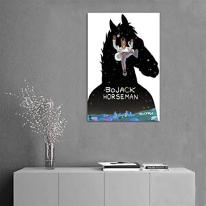 NOBLZ BoJack Horseman Canvas Art Poster and Wall Art Picture Print Modern Family Bedroom Decor Posters 16x24inch(40x60cm)